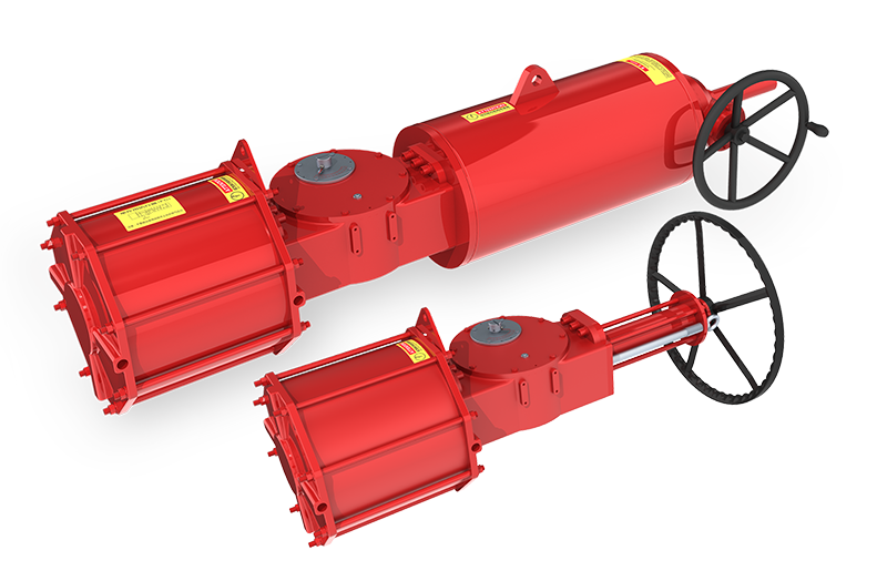 撥叉式氣動(dòng)執(zhí)行器